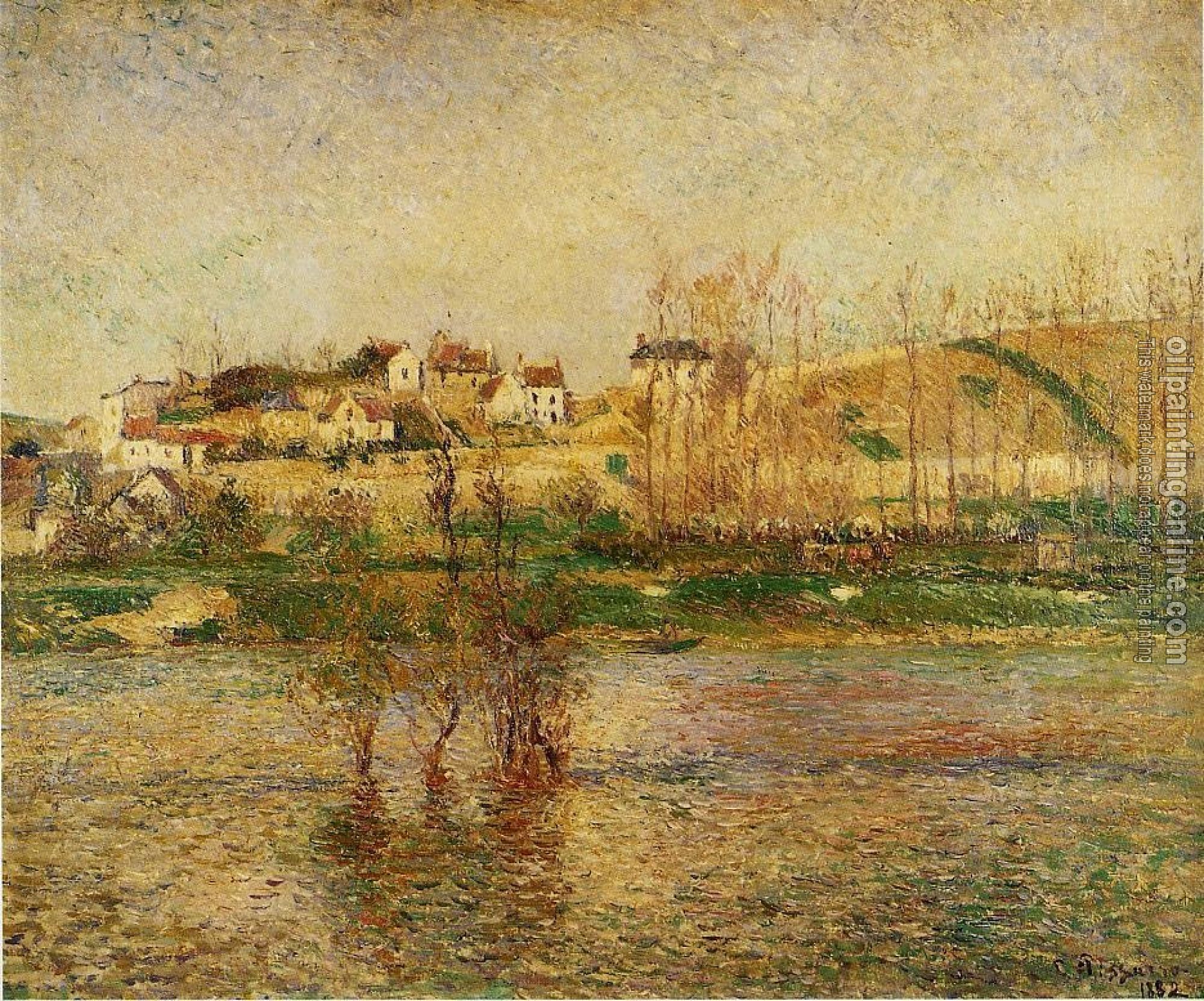 Pissarro, Camille - Flood in Pontoise